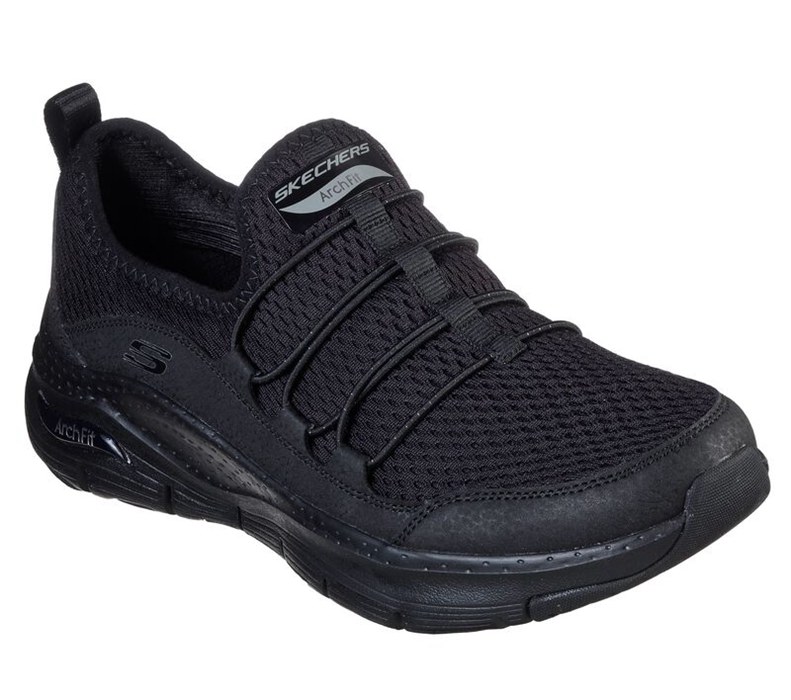 Skechers Arch Fit - Lucky Thoughts - Womens Sneakers Black [AU-BW2399]